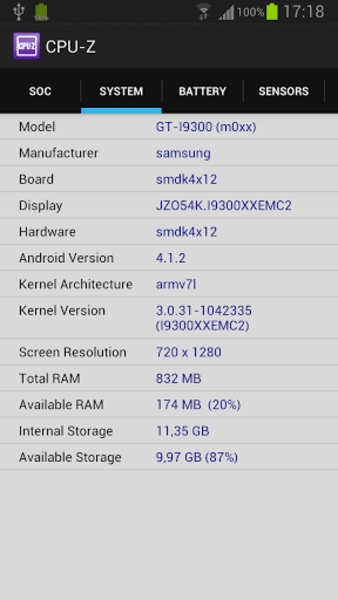 ดาวน์โหลด Cpu-Z 1.43 สำหรับ Android | Uptodown.Com