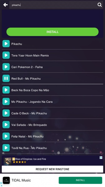 Ringtones Songs - Preview 2