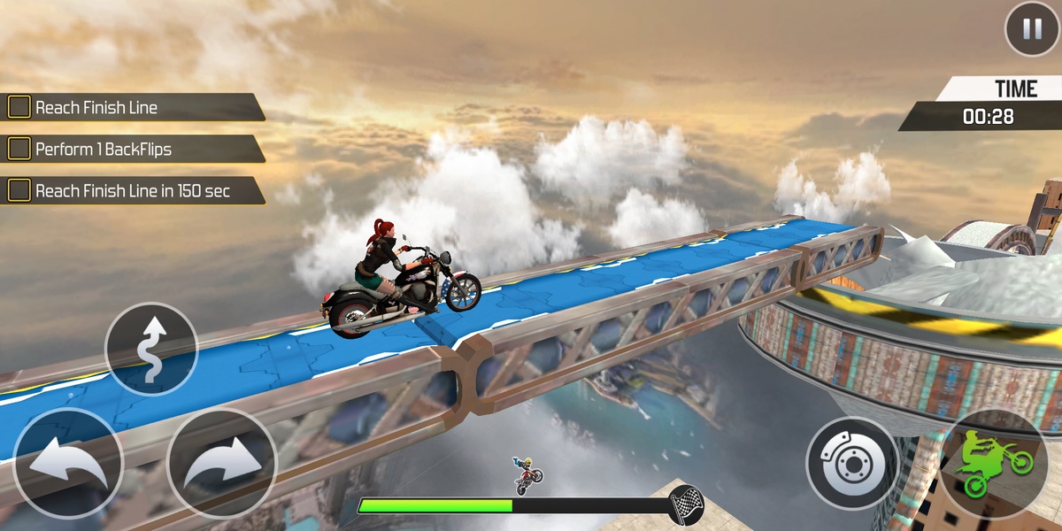 Bike Impossible Tracks Racing Motorcycle Stunts - Preview 4