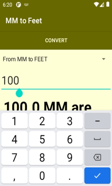 MM to Feet converter - Preview 3