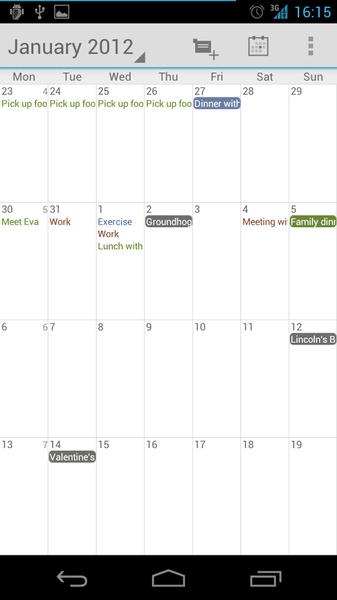 Calendar Droid Free - Preview 3