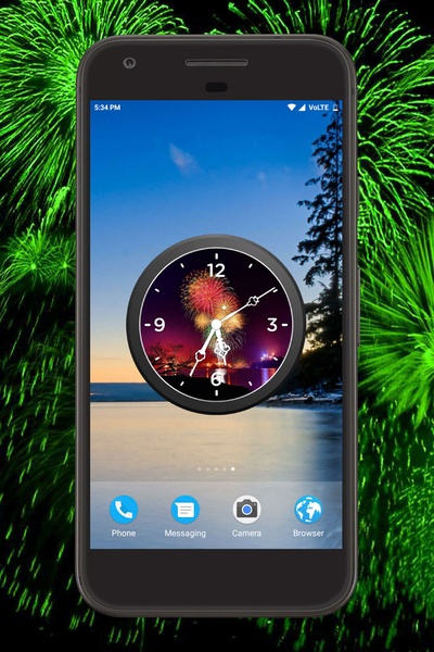 Firework Clock Live Wallpaper - Preview 4