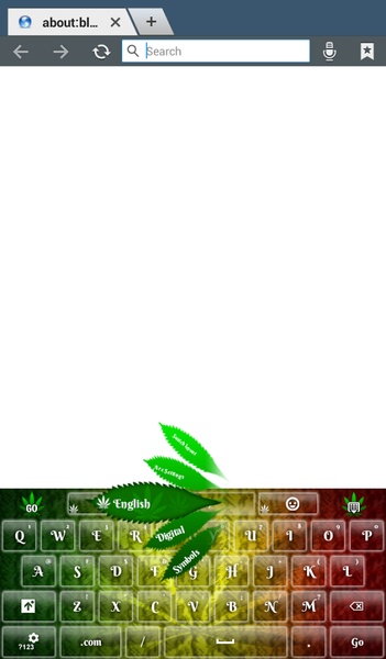 GO Keyboard Weed Keyboard Theme - Preview 8