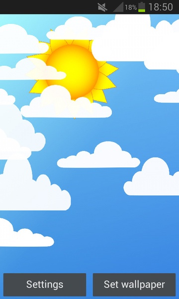 Sun and Clouds Free LWP - Preview 2