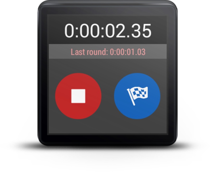 Stopwatch For Android Wear - Preview 3