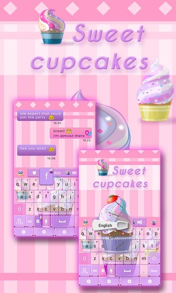 Sweet Cupcake Keyboard - Preview 6