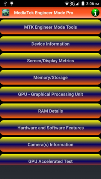 MediaTek Engineer Mode Pro - Preview 4