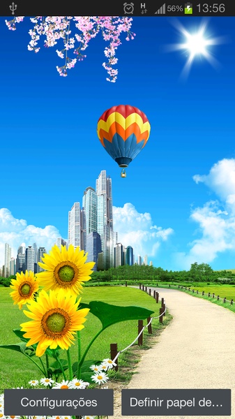 City blue sky HD - Preview 2