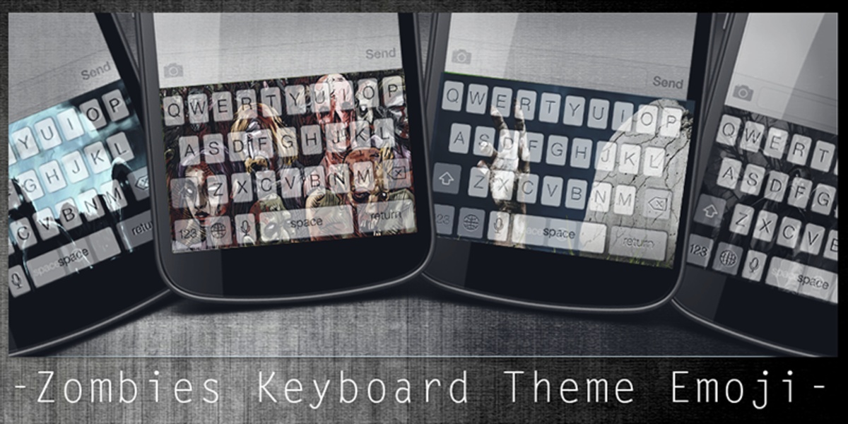 Zombies Keyboard Theme Emoji - Preview 2