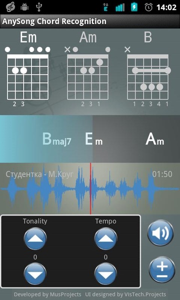 AnySong Chord Recognition - Preview 2