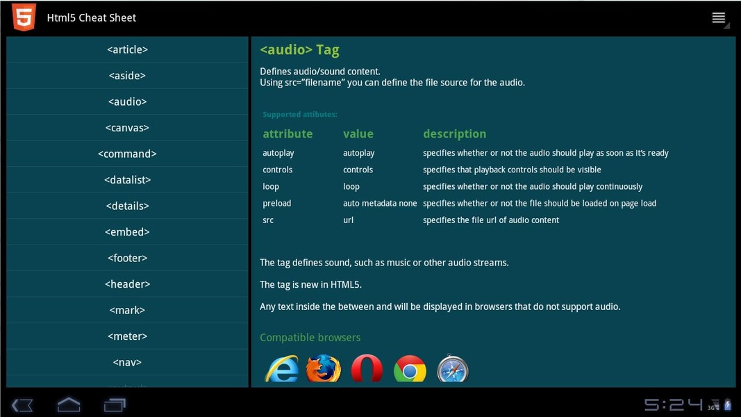 Html5 Cheat Sheet - Preview 3