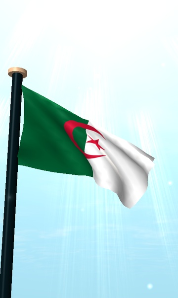 Algeria Flag 3D Free - Preview 14