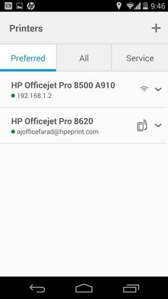 HP ePrint - Preview 3