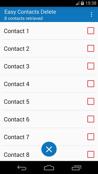 Easy Contacts Delete - Preview 3