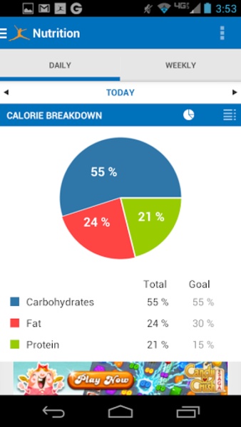 Calorie Counter - MyFitnessPal for Android - Download the APK from Uptodown