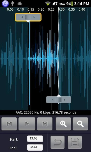 Android Audio Editor - Preview 7