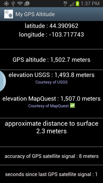 My GPS Altitude - Preview 2