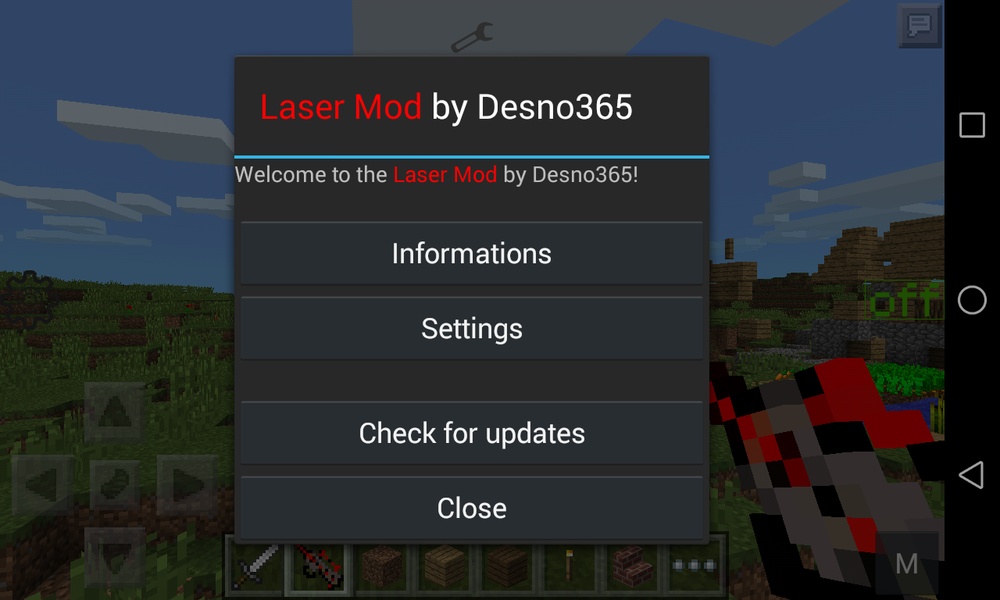 Laser Gun Mod MCPE - Preview 5