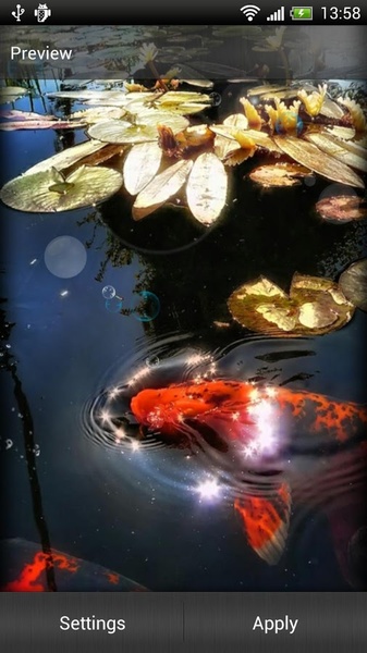 Koi Fish Live Wallpaper - Preview 3