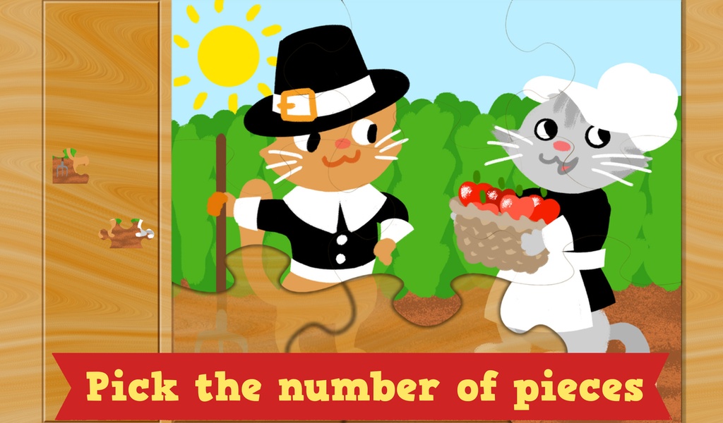 Thanksgiving Puzzles for Kids - Preview 1