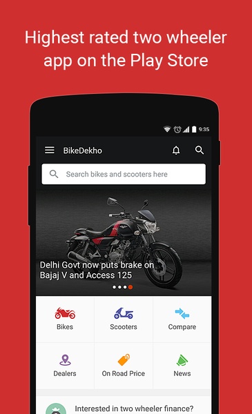 BikeDekho for Android Download the APK from Uptodown