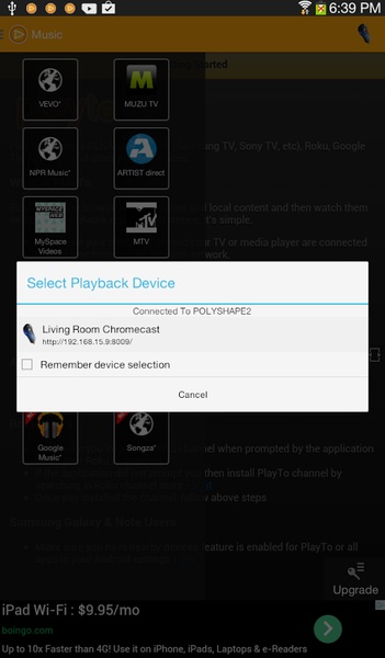 PlayTo Chromecast - Preview 2