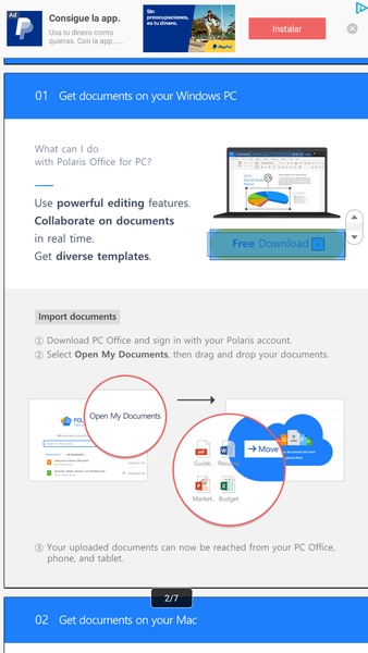 Descarga Polaris Office  para Android 