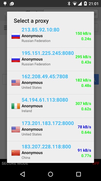 Secure Browser - Preview 10