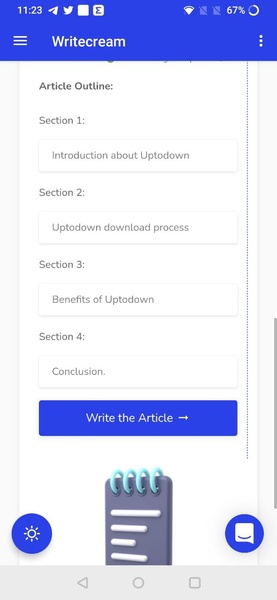 Writecream - Preview 2