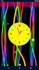 3D Neon Clock Wallpaper screenshot 3
