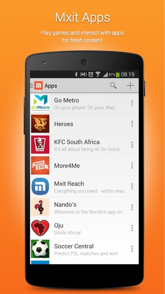 Mxit Beta - Preview 9