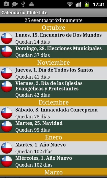 Calendario Chile Lite - Preview 6