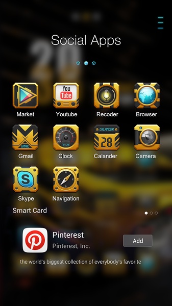 Beeee GOLauncher EX Theme - Preview 2