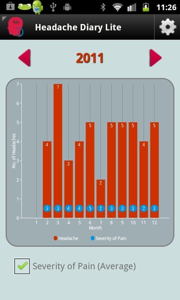 Headache Diary Lite - Preview 4