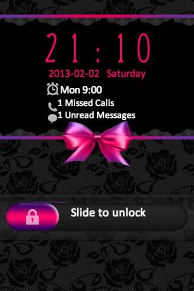 Black Lace Go Locker GOLocker Theme - Preview 2