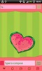 GOSMS Watermelon Heart Theme screenshot 2