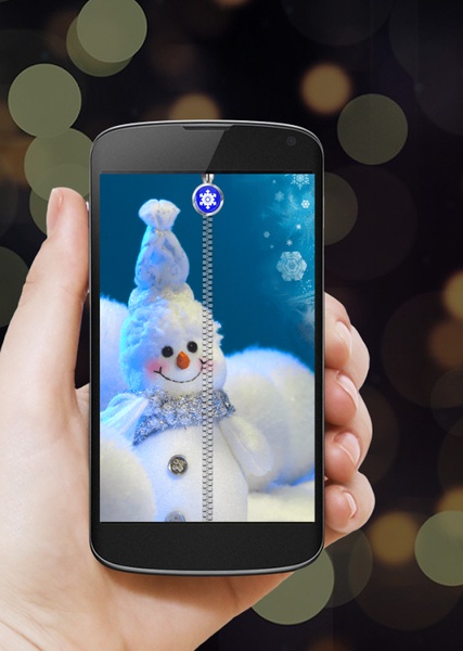 Snowman Zipper Lock - Preview 3