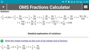 OMS Fractions Calculator screenshot 3