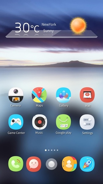 Initial Beauty GOLauncher EX Theme - Preview 3