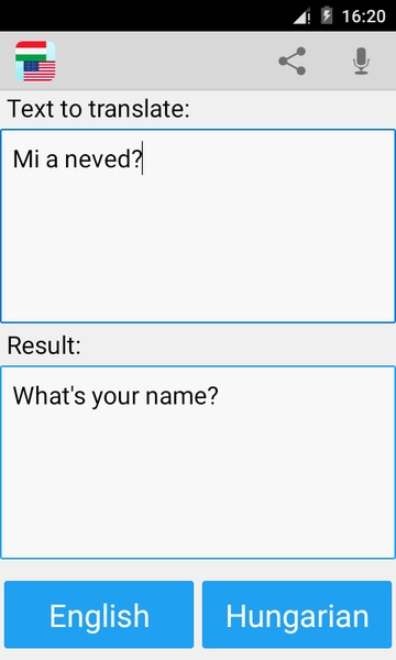 Hungarian Translator - Preview 1