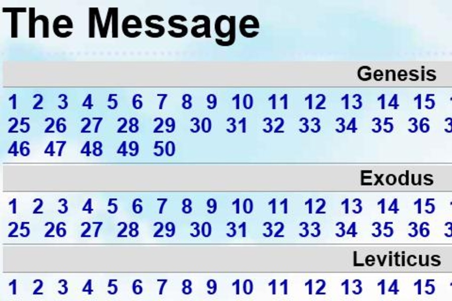 Bible The Message - Preview 1