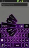 GO Keyboard Themes Purple Neon screenshot 5