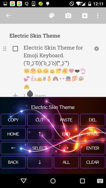 Electric Emoji Keyboard - Preview 3