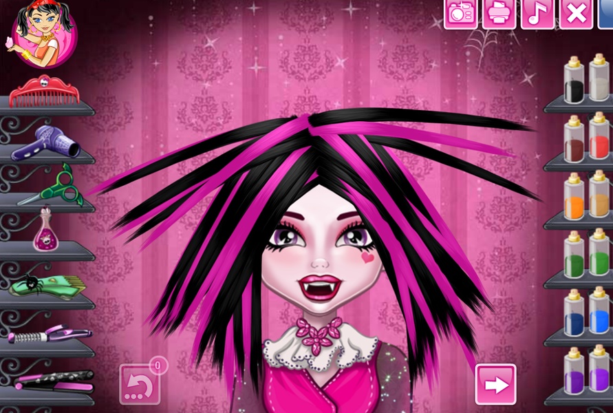 Salão de Beleza Monster High - Parte 1 (Jogo/Gameplay) 