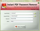 Instant PDF Password Remover screenshot 1