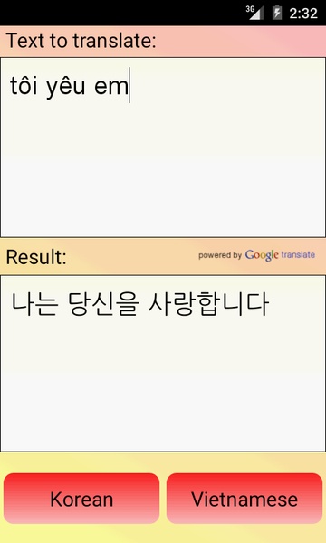 Vietnamese Korean Translator - Preview 3