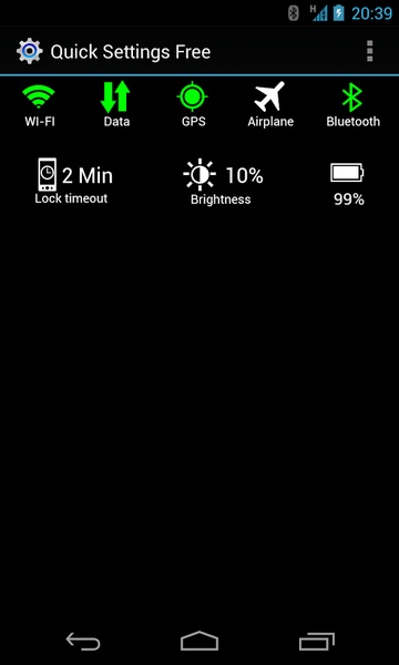 Quick Settings Free - Preview 1