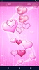 Pink Hearts Live Wallpaper screenshot 1