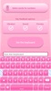 Pink Love Keyboard Theme screenshot 7