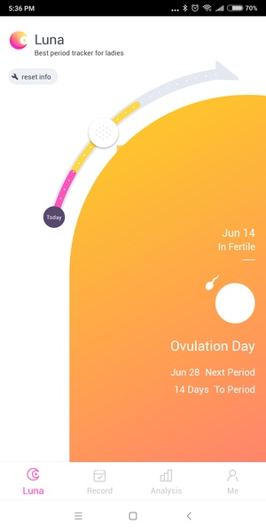 Period Tracker Luna, Period & Ovulation Calendar - Preview 2